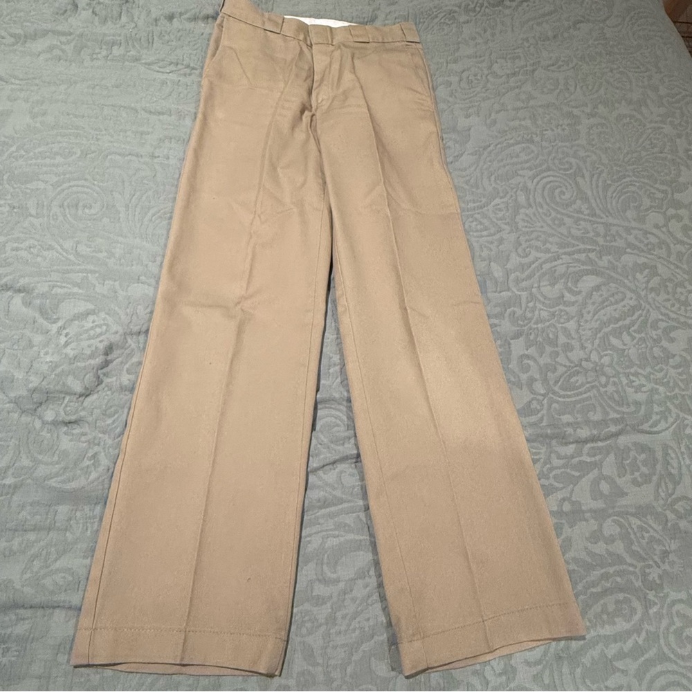 Dickies Women’s Tan Wide-Leg Work Trousers